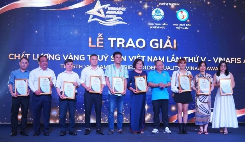 Trao Giải thưởng Chất lượng vàng thủy sản Việt Nam - VinaFIS Award 2026 lần thứ V